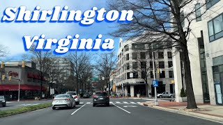 Driving around Arlington Virginia Shirlington and Fairlington [upl. by Mayrim]