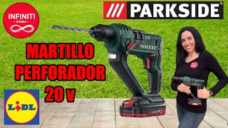 MARTILLO PERFORADOR PARKSIDE pabh 20 LIDL [upl. by Llerraf]