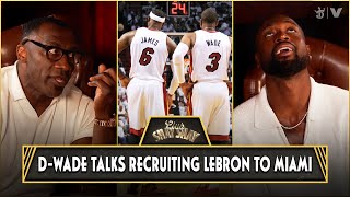 Dwyane Wade Details LeBron James Recruitment To Miami Heat amp Sharing Their Contract Information [upl. by Nawj]