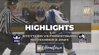 HIGHLIGHTS  Stettler vs Forestburg  November 2 2024 [upl. by Mcmillan]