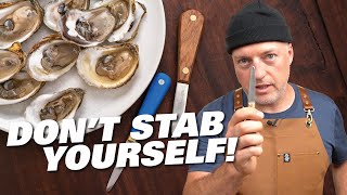 How to Shuck Oysters Without Snapping Your Shucker amp the Best Oyster Knives [upl. by Laryssa]