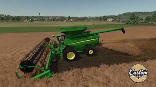 Custom Moddings John Deere S700 series combine Farming Simulator 25 [upl. by Lipkin30]