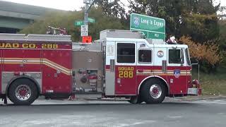 FDNY Squad 288 passing by [upl. by Ezana]