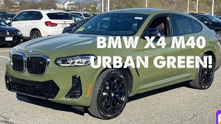 2022 BMW X4 M40 Urban Green with Mocha [upl. by Evered718]