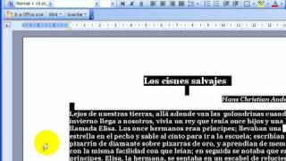 Word 2003 Seleccionar Texto [upl. by Neved]