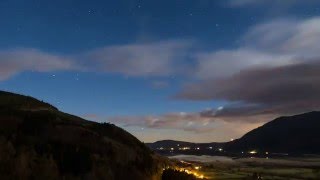 Night time lapse Lake District Feb 2016 [upl. by Barbey]