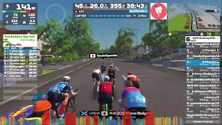 Zwift Academy 2024  Race 2 B Duchy Estate [upl. by Annekcm261]