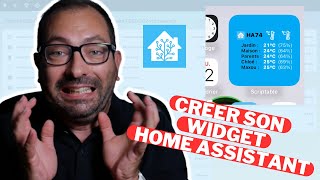 Comment créer un widget Home Assistant avec Scriptable [upl. by Schatz]