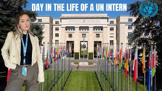 A DAY IN THE LIFE OF A UNITED NATIONS INTERN  Human Rights Council Conference 📍Geneva [upl. by Chaunce]