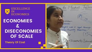 Economies and Diseconomies of Scale microeconomics ugcnet economicsoptional [upl. by Earissed]