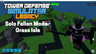 TDS Legacy  Solo Fallen Mode Triumph  Grass Isle [upl. by Pauly]