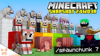 A NEW Armadillo Enchanting Updates  Spawn Chunk Overhaul Were Added To Minecraft 121 [upl. by Attalanta406]