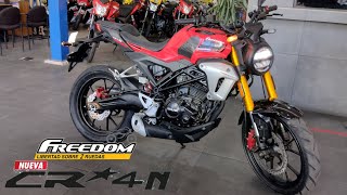 Así es la Nueva CR4N 250 cc 2022 de FreedomPrecio ficha técnicaRediseñada x CompletoMarcus GT 🇬🇹 [upl. by Namrak]