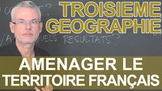 Aménager le territoire français  Histoiregéographie  3e  Les Bons Profs [upl. by Aneekas]