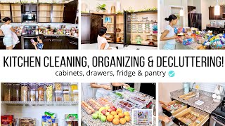 ALL DAY CLEAN amp ORGANIZE WITH ME  KITCHEN CLEANING MOTIVATION  Jessica Tull cleaning [upl. by Maghutte56]