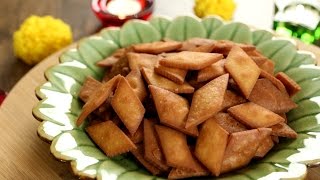 Shakarpara Recipe  Sweet Shakarpare  Shankarpali Recipe  Diwali Special  Indian Sweets  Varun [upl. by Ynomrah]