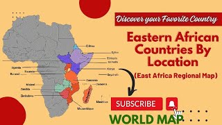 What Countries in Eastern Africa Region  Map of East Africa Map Eastern African Countries Quiz [upl. by Eelarol]