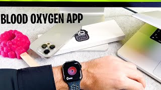 How To Use Blood Oxygen App On Apple Watch Series 10 [upl. by Ahders331]