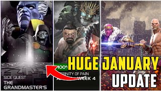 MCOC HUGE JANUARY UPDATE  EOP ACCEPTANCE GRANDMASTER GAUNTLET  MARVEL CONTEST OF CHAMPIONS [upl. by Norraa351]