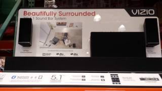 Video demo of Vizio S4271w 51 Soundbar with wireless sub  2 satellite speakers in store [upl. by Rozella489]