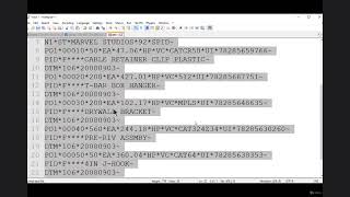 Formatting EDI in NotePad this video very useful [upl. by Luedtke]