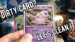 How to Lightly Clean Your Pokemon Cards [upl. by Iahs]