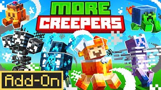 More Creepers AddOn  Minecraft Marketplace  Showcase [upl. by Seavir]