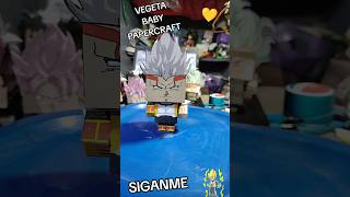 VEGETA BABY CUBEECRAFT PAPERCRAFT PAPEKURA MANUALIDADES ARTE PAPEL dragonball papel arte [upl. by Eiramanin584]