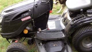 My Aunts New Craftsman YT 4500 Lawn Tractor [upl. by Meibers]