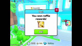 My Alt Account Won The Shiny Huge Elegant Eagle From The Millionaire Raffle  Pet Simulator 99 [upl. by Briant]