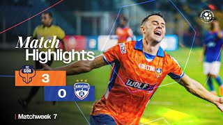 Match Highlights  FC Goa 30 Bengaluru FC  MW 7  ISL 202425 [upl. by Tilda]