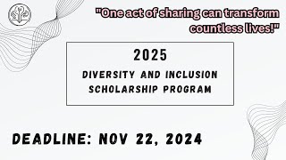 Diversity and Inclusion Scholarship Program [upl. by Alston]