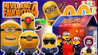 Cajita Feliz  MI VILLANO FAVORITO 4 Parte 1  McDonalds Colección MEGA Minions 2024 TOY SHOTS [upl. by Lindgren920]