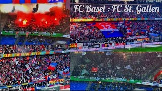 Stimmung FC Basel gegen St Gallen [upl. by Dirk]