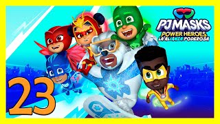 PJ Masks Power Heroes La Alianza Poderosa Parte 23quotCuartel Power en Pijamas Oscuroquot No Comentado [upl. by Hurwitz]