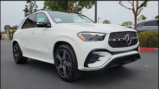 MercedesBenz GLE 450e 4MATIC 2024 in Polar White with Black MBTex Interior [upl. by Shanna102]