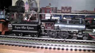 MTH Premier NYC American 440 OGauge Steam Locomotive 999 in True HD 1080p [upl. by Lenra781]