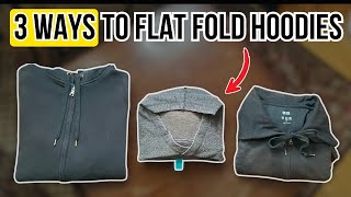 3 Clever Ways to Flat Fold Hoodies Like Storefronts [upl. by Aynna]