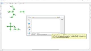 01 Tutorial de MarvinSketch Opciones básicas del entorno y primeras moléculas [upl. by Aihsirt]