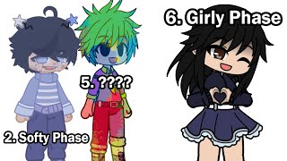 My OC in Different Gacha Phase 😨👈 [upl. by Ebanreb279]