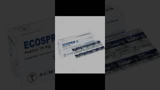 Ecosprin 75 Tablet Uses in hindi medical medicine doctor [upl. by Audre457]