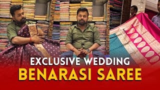 WEDDING SAREE COLLECTION  Benarasi Mashru Katan  Banrasi Niketan [upl. by Nivej314]