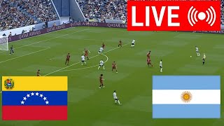 🔴EN VIVO VENEZUELA vs ARGENTINA  Eliminatorias PES 21 Video Simulation And Live Score [upl. by Enirod]