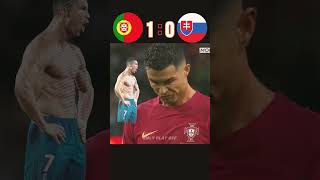 portugal 🆚slovakia \32 highlights shorts football youtubeshorts cr7 ronaldo viralshorts [upl. by Berneta]