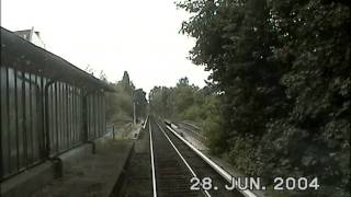 Führerstandsfahrt SBahn Berlin S25 Humboldthain  Tegel  Hennigsdorf Juni 2004 [upl. by Komara771]