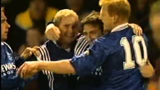 Paul Gascoigne Goal vs Motherwell SPL 18th January 1997 [upl. by Aineval820]