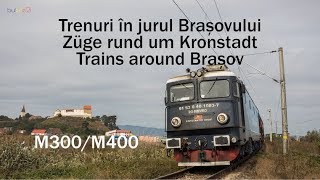 Züge rund um Kronstadt Rumänien M300M400 mit DB Transmontana [upl. by Imorej]