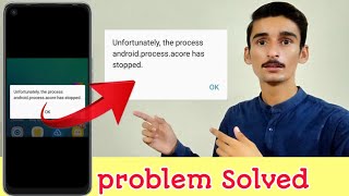 How to fix unfortunately the process androidprocessacore has stopped  Samsung  Urdu  Hindi [upl. by Enicul]