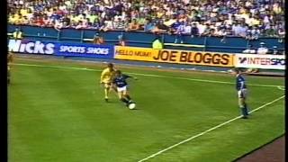 Everton 2 Leeds 3  25 August 1990 [upl. by Nilesoj458]