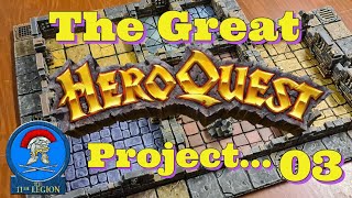 The Great HeroQuest Project Episode 03  3d printed Dungeon progress by Dragons Rest [upl. by Ticon]